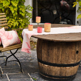 Hectarul - Traversa de masa roz, 40x140 cm Leaves Cosy&Trendy